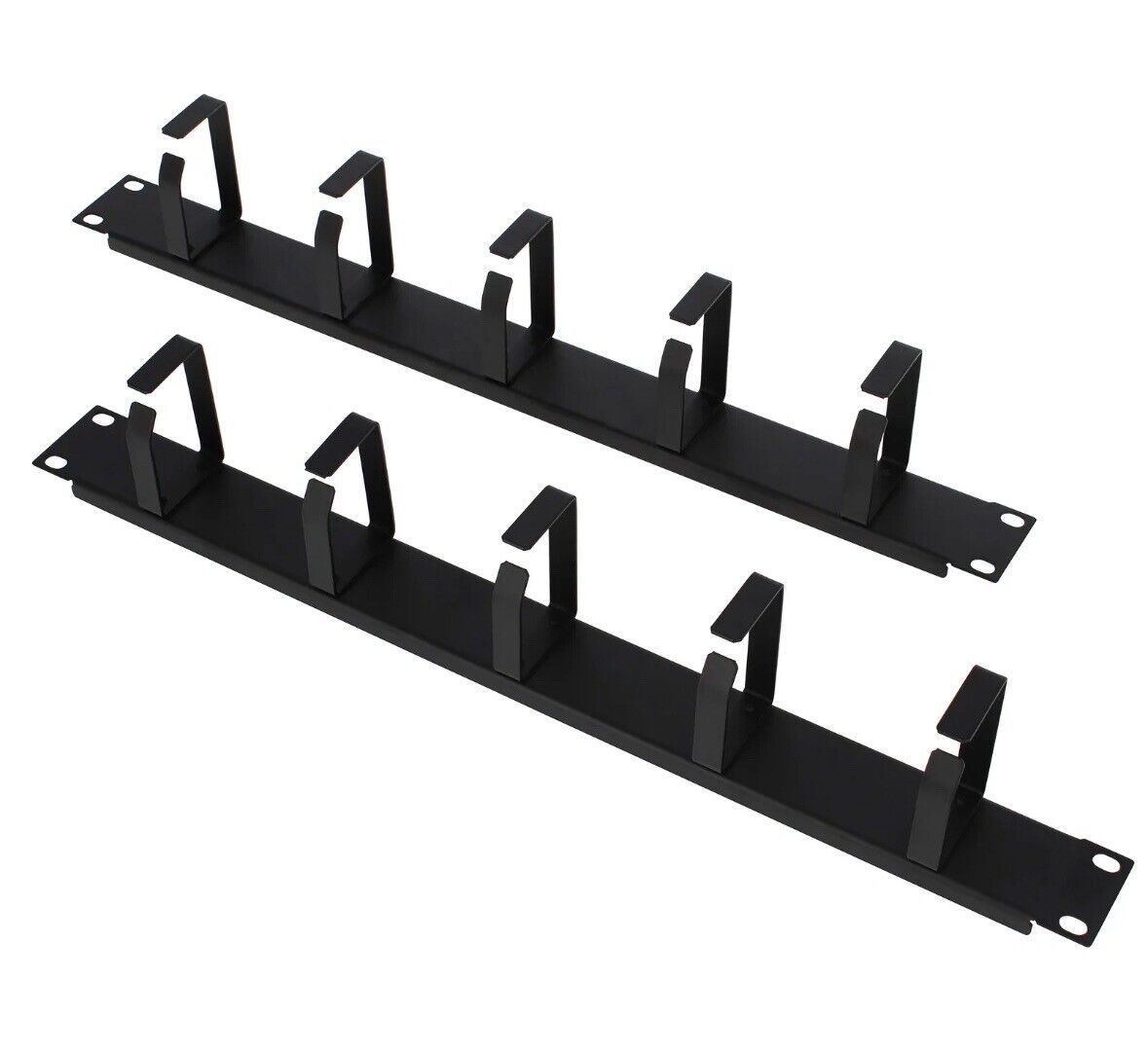 BISupply Cable Management Under Desk Wire Tray - 2-Pack Cord Organizer