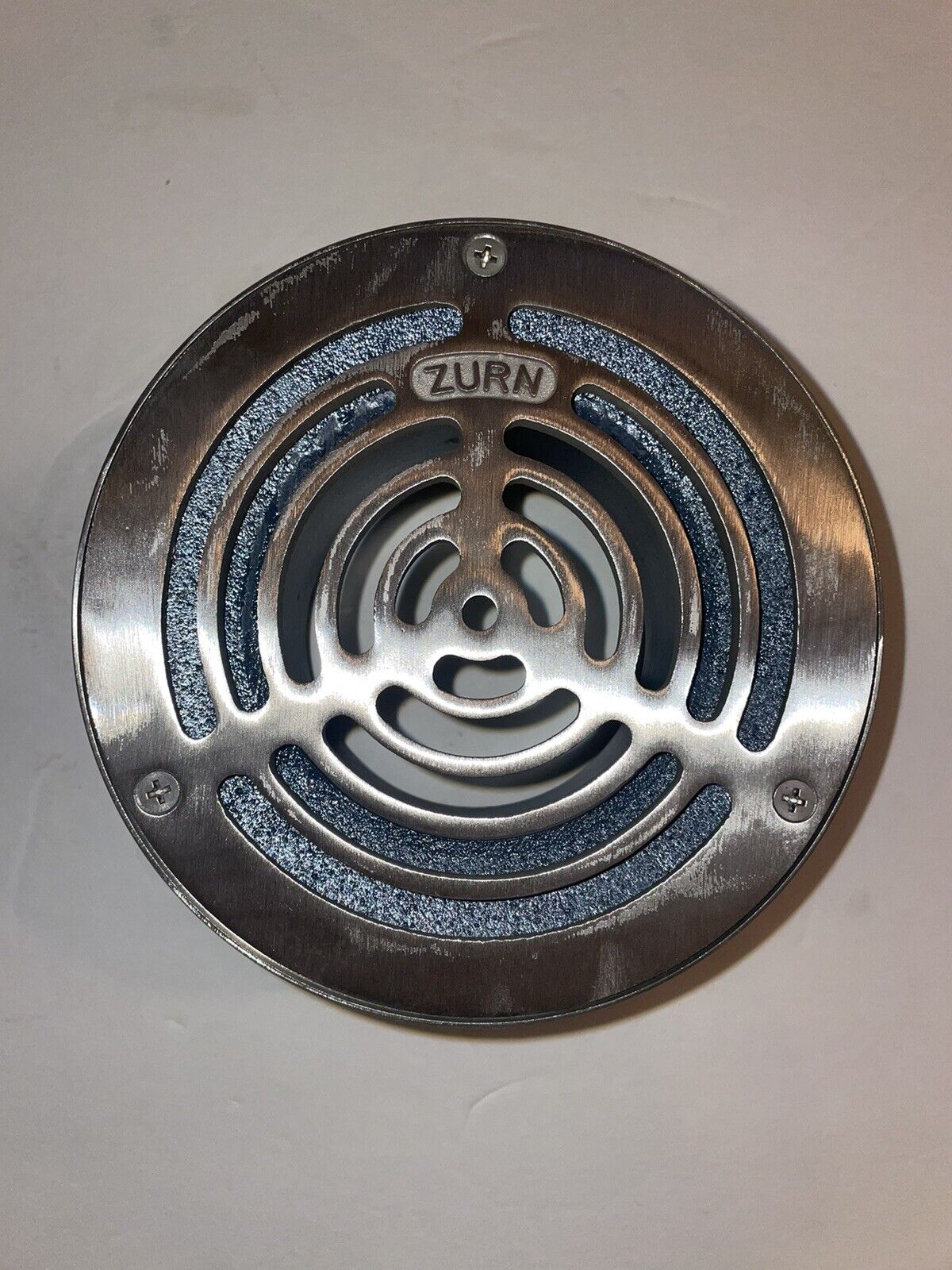 Zurn ZS400-6BZ-1 6” Round Type BS Medium-Duty Adjustable Drain Grate W/ Adaptor