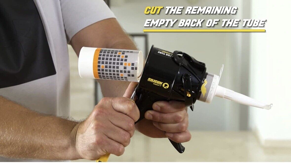 10 Pack- SILIGUN -4” Compact Heavy-Duty Drip-Free Caulk Gun Tool for 10oz Tubes