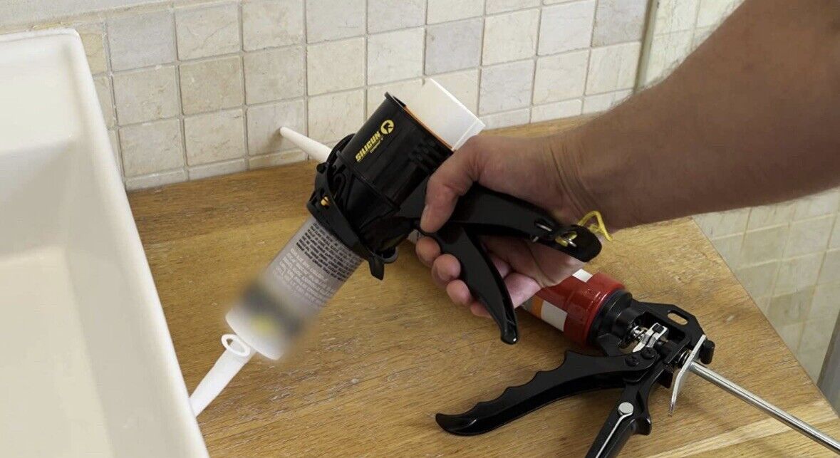 10 Pack- SILIGUN -4” Compact Heavy-Duty Drip-Free Caulk Gun Tool for 10oz Tubes