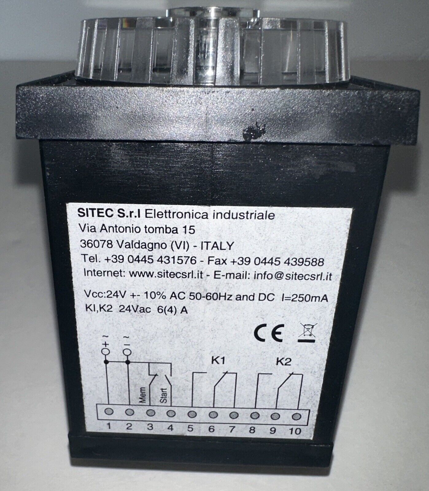 Sitec Spiral Mixer Timer 20 Minute-Brand New