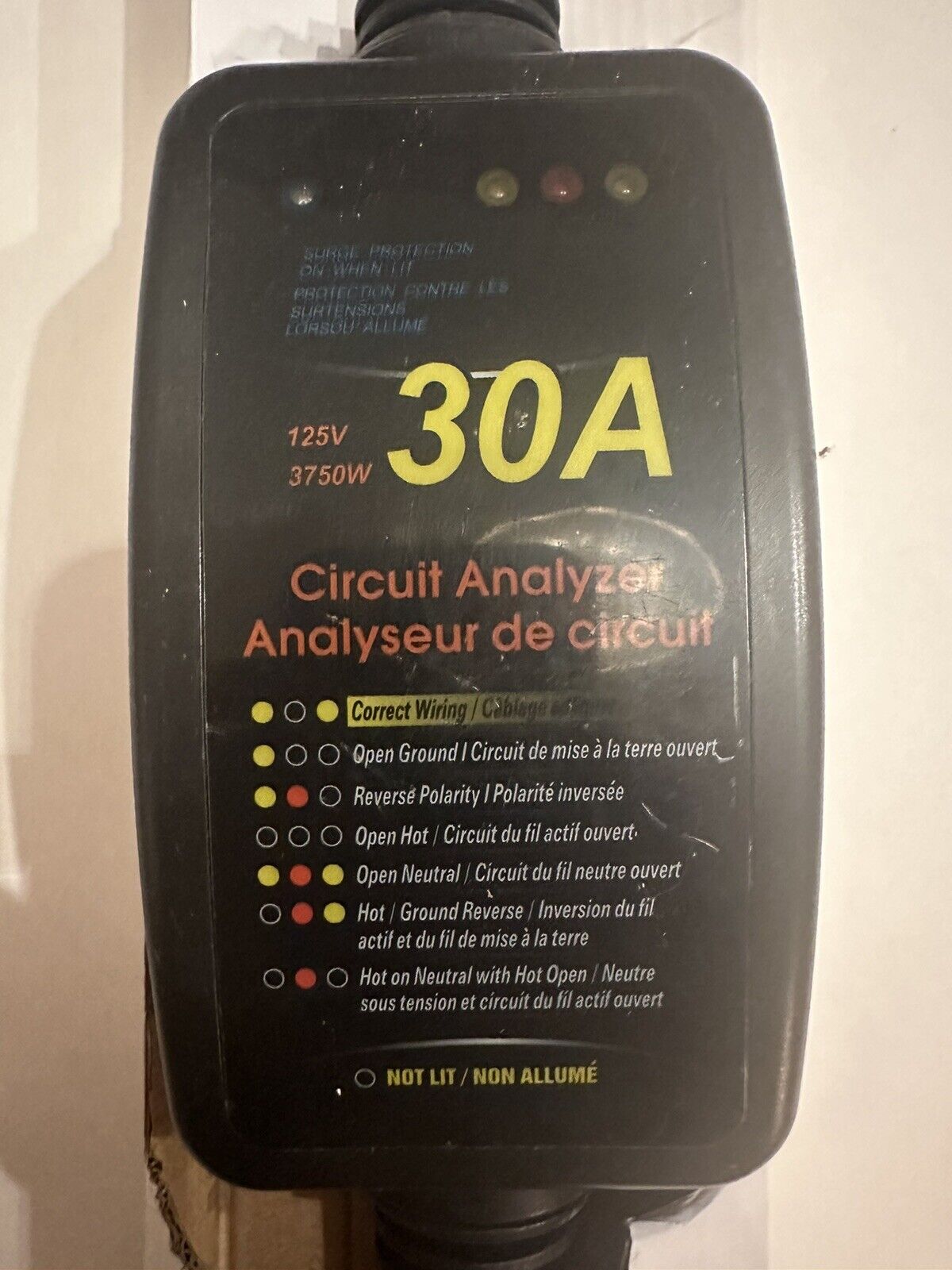 Camper Nation RV Surge Protector 30 Amp AdapterCircuit Analyzer Integrated Surge