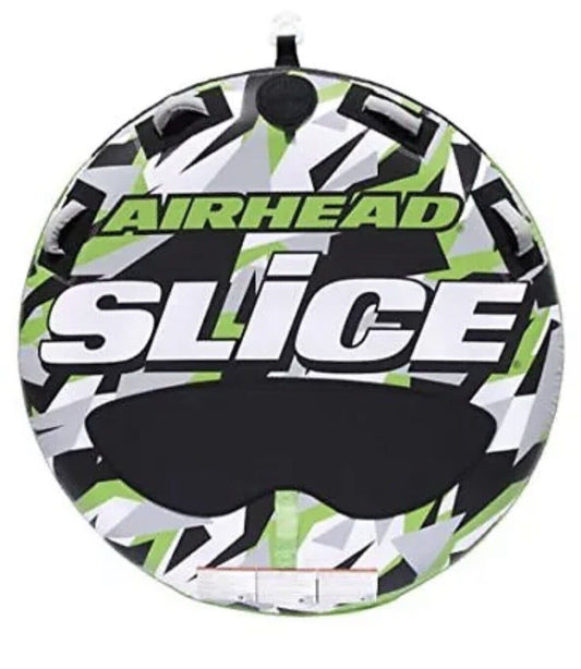 Airhead Slice 2 Person Rider Boating Towable Tub Tubing Green New in Box