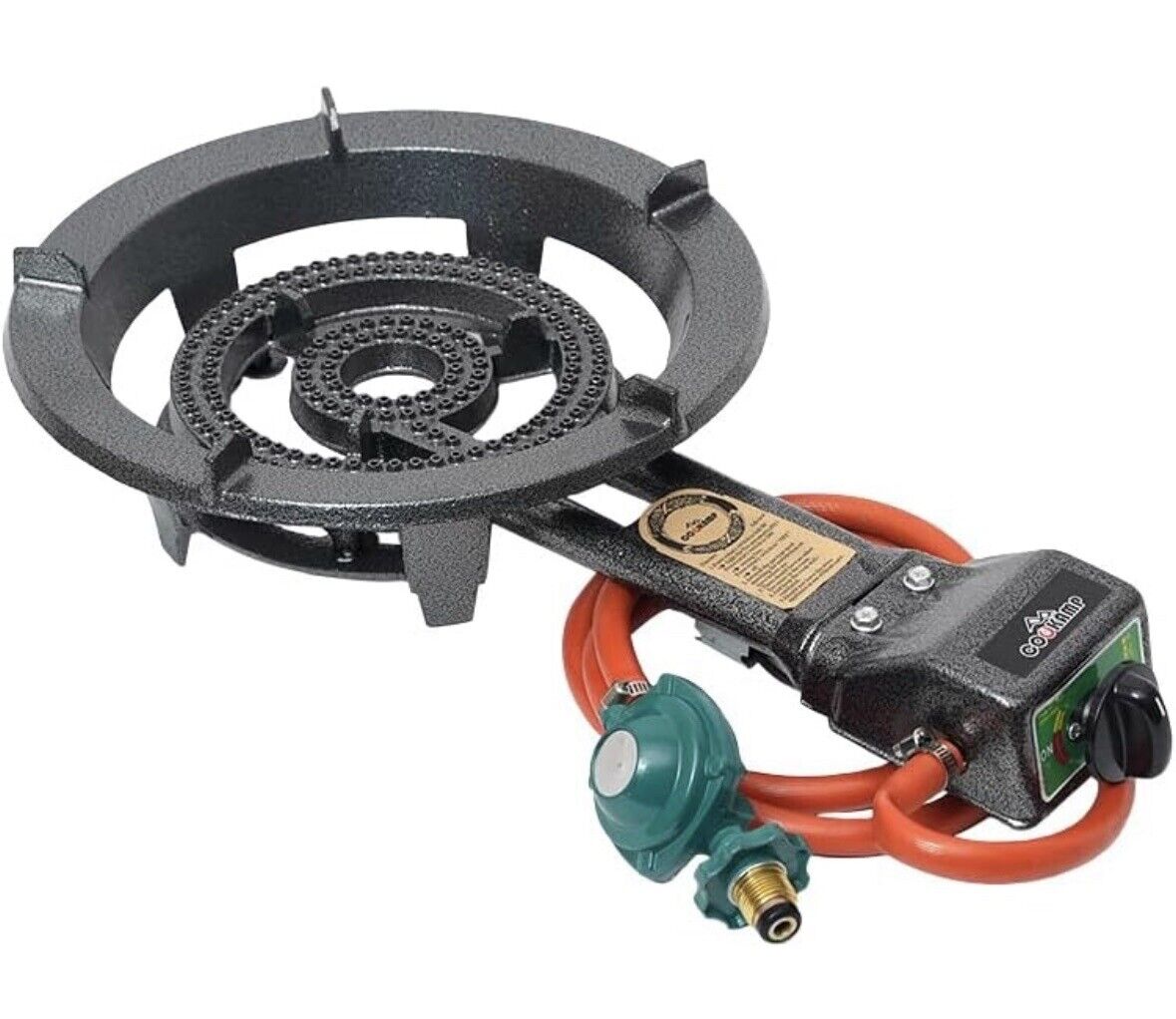 COOKAMP Propane Burner With 28000 BTU, Low Pressure Single Burner SH70-NEW!!
