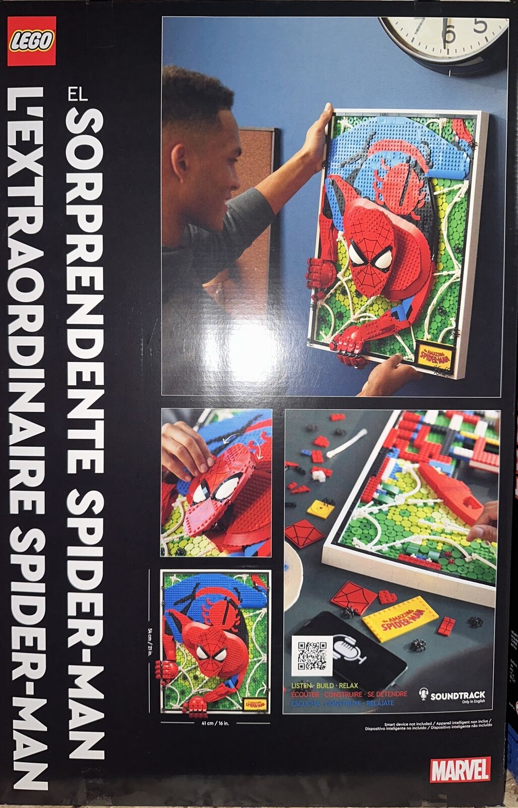 LEGO Art The Amazing Spider-Man Wall 31209