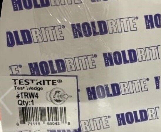Holdrite TESTRITE 4 in. Test Wedge with Valve #TRW4