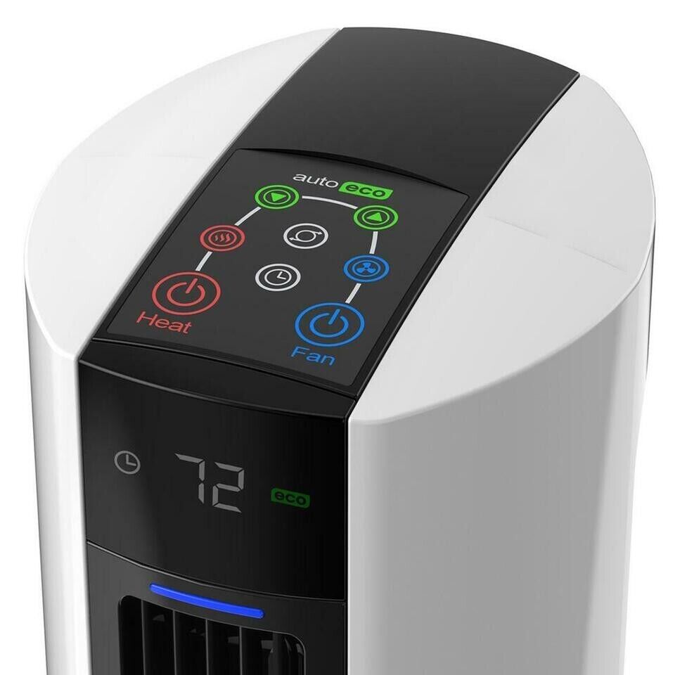 Lasko Ceramic Space Heater Fan Combo Tower Remote Control Automatic Shutoff