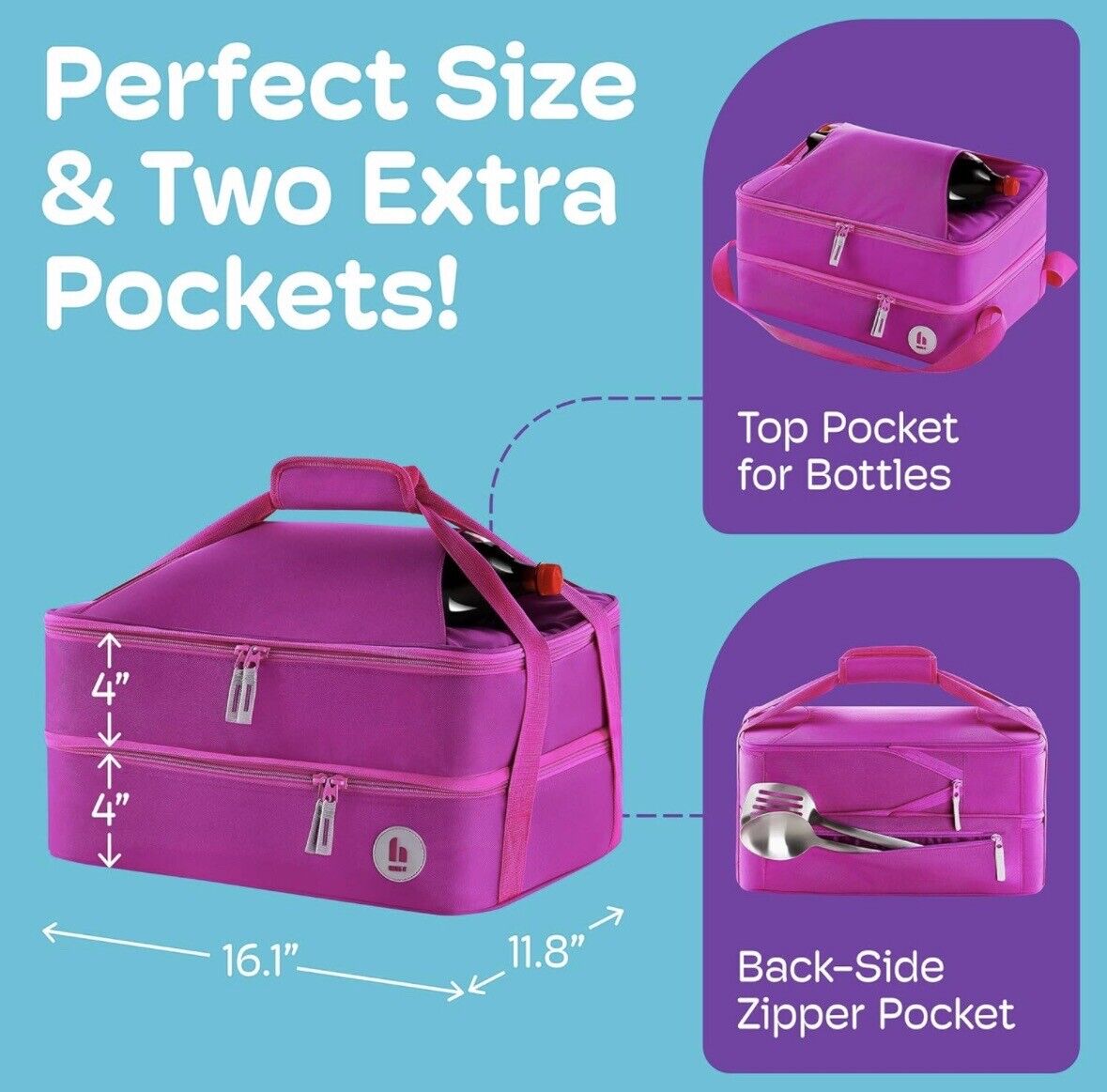 Handle IT Expandable Casserole Carrier