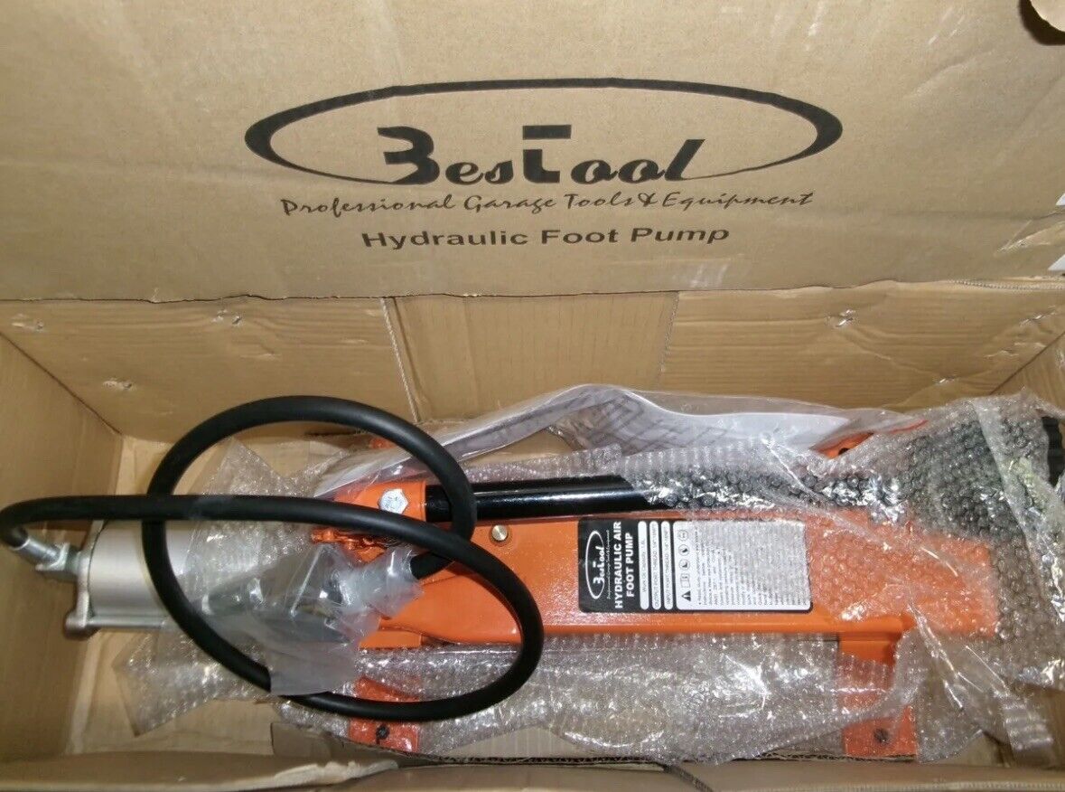 BESTOOL Upgrade Portable Power Dual-Purpose Air/Foot Hydraulic Pump 10,000 PSI