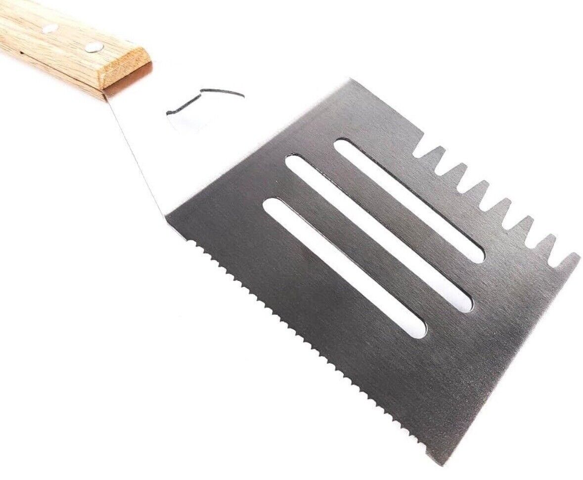6 in 1 Stainless Steel Grilling Tool Spatula, Bottle Openers. & Multiple Edges
