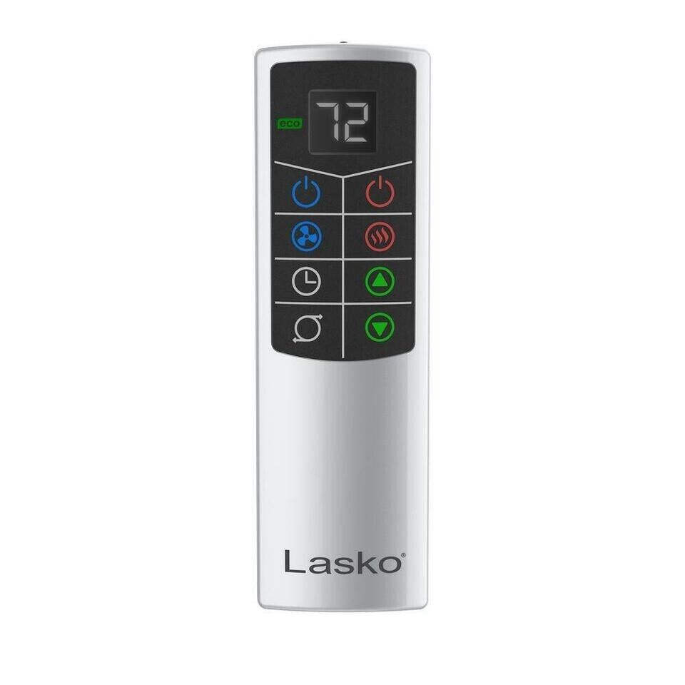 Lasko Ceramic Space Heater Fan Combo Tower Remote Control Automatic Shutoff