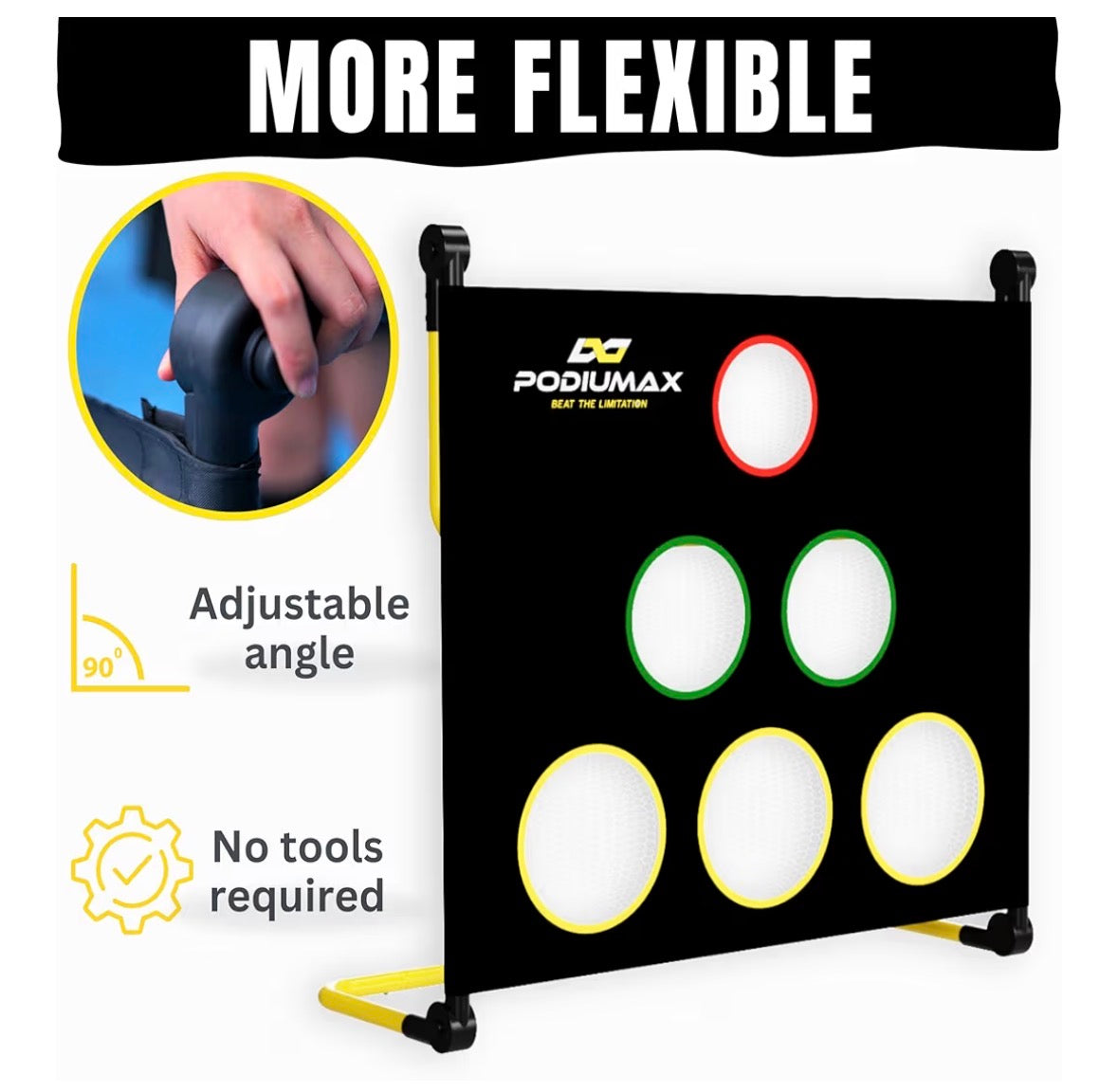 PodiuMax Pickleball Target Net, Portable Training Aid for Accuracy and Skill Development-NEW!