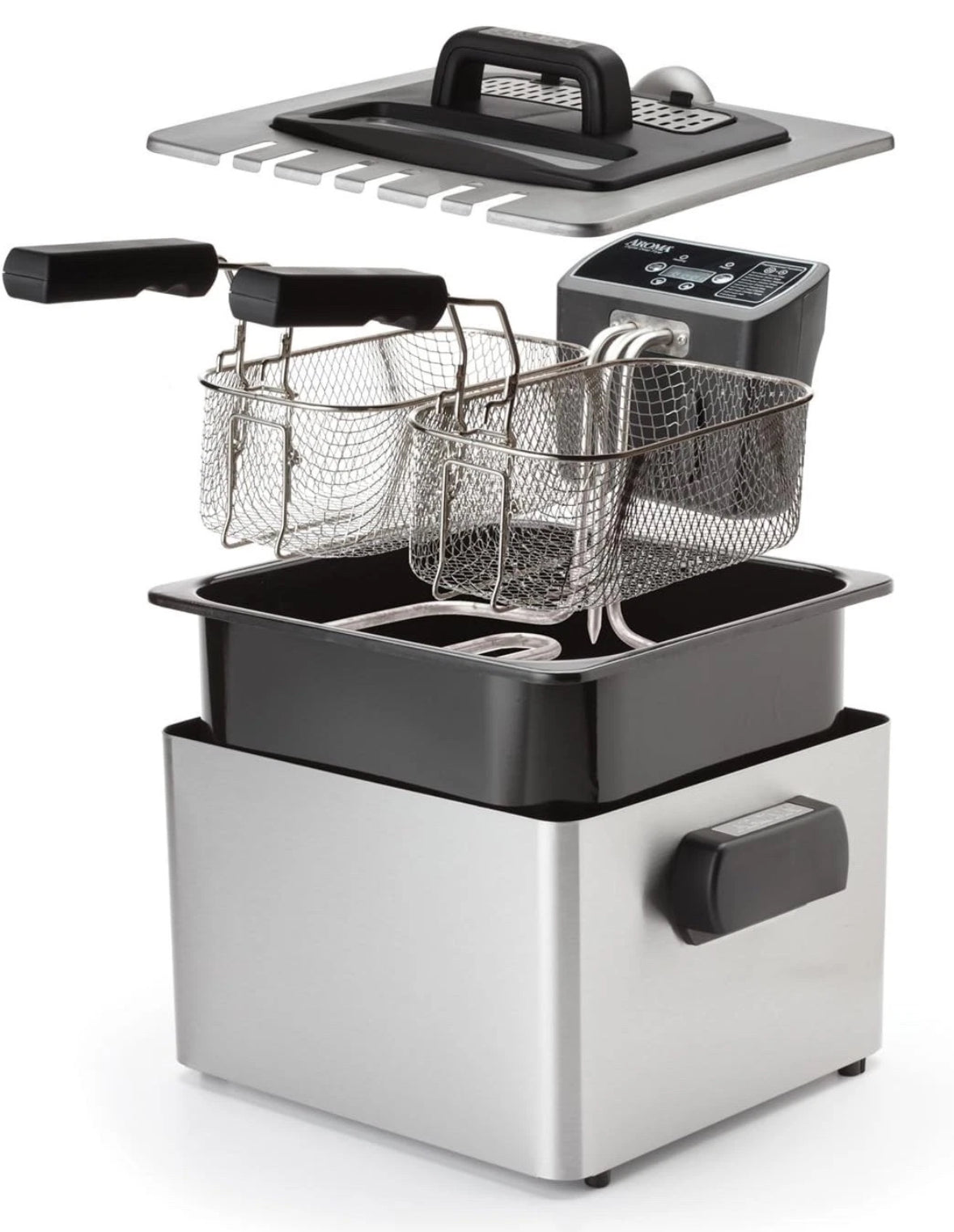 Aroma Smart Fry XL ADF-232 4-Quart Digital Deep Fryer