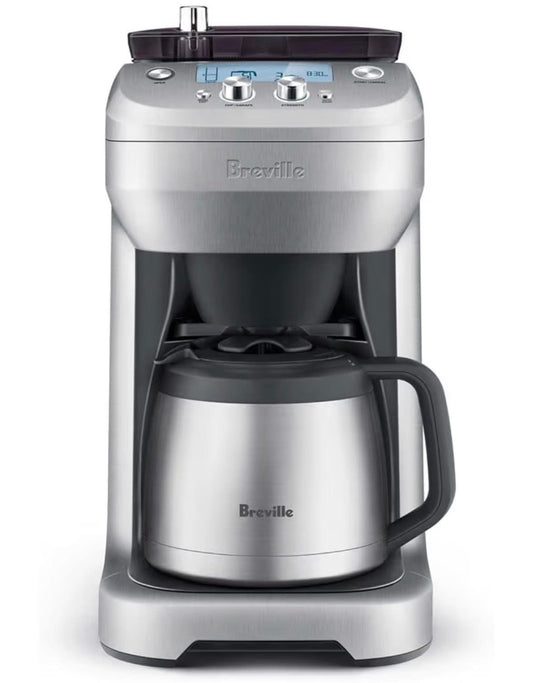 Breville BDC650BSS Grind Control Coffee Maker With Grinder, Brushed Stainless Steel, Thermal Carafe-NEW!