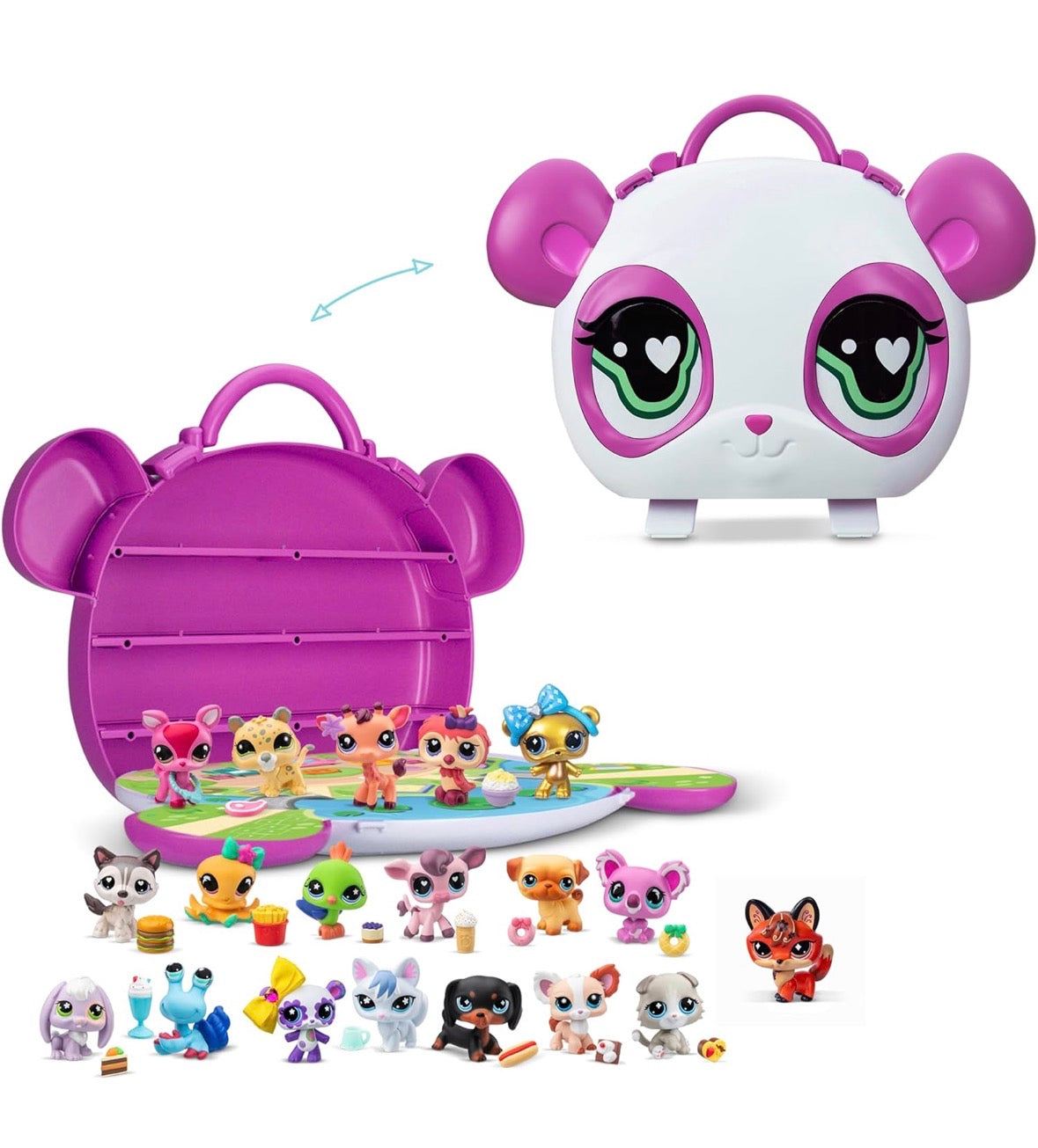 Littlest Pet Shop- Collect & Display Collection - Series 4 - Gen 7 Authentic LPS Bobble Head Toy Figure, Collectible Toy Animal, Ages 4+