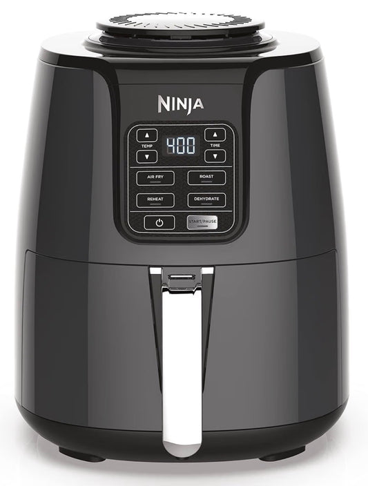 Ninja AF101 4QT Air Fryer 4-in-1 Roast Crisp Reheat Dehydrate Grey-New!!