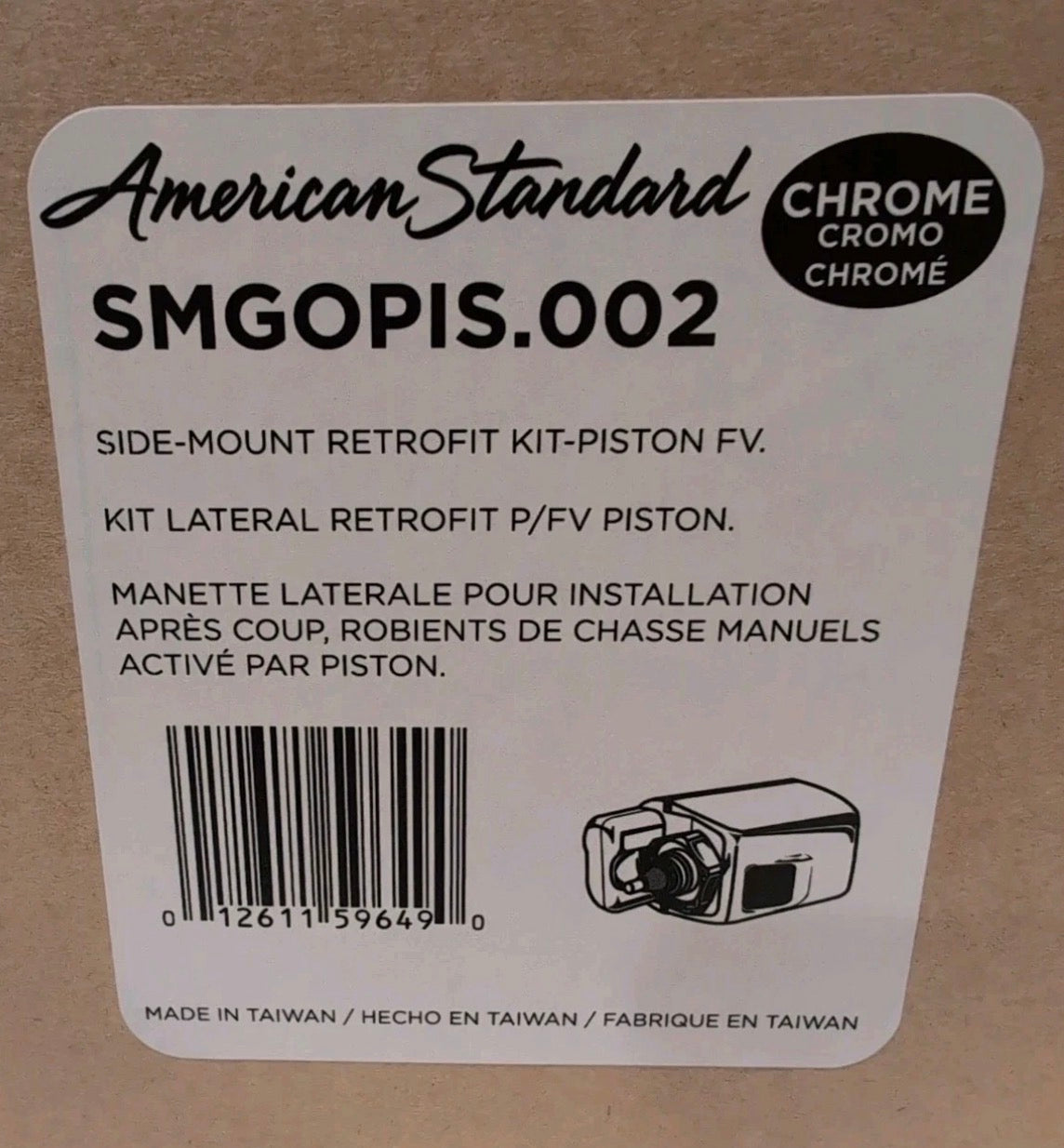 American Standard SMGOPIS.002 Sensor Piston Flush Valve-New!!!