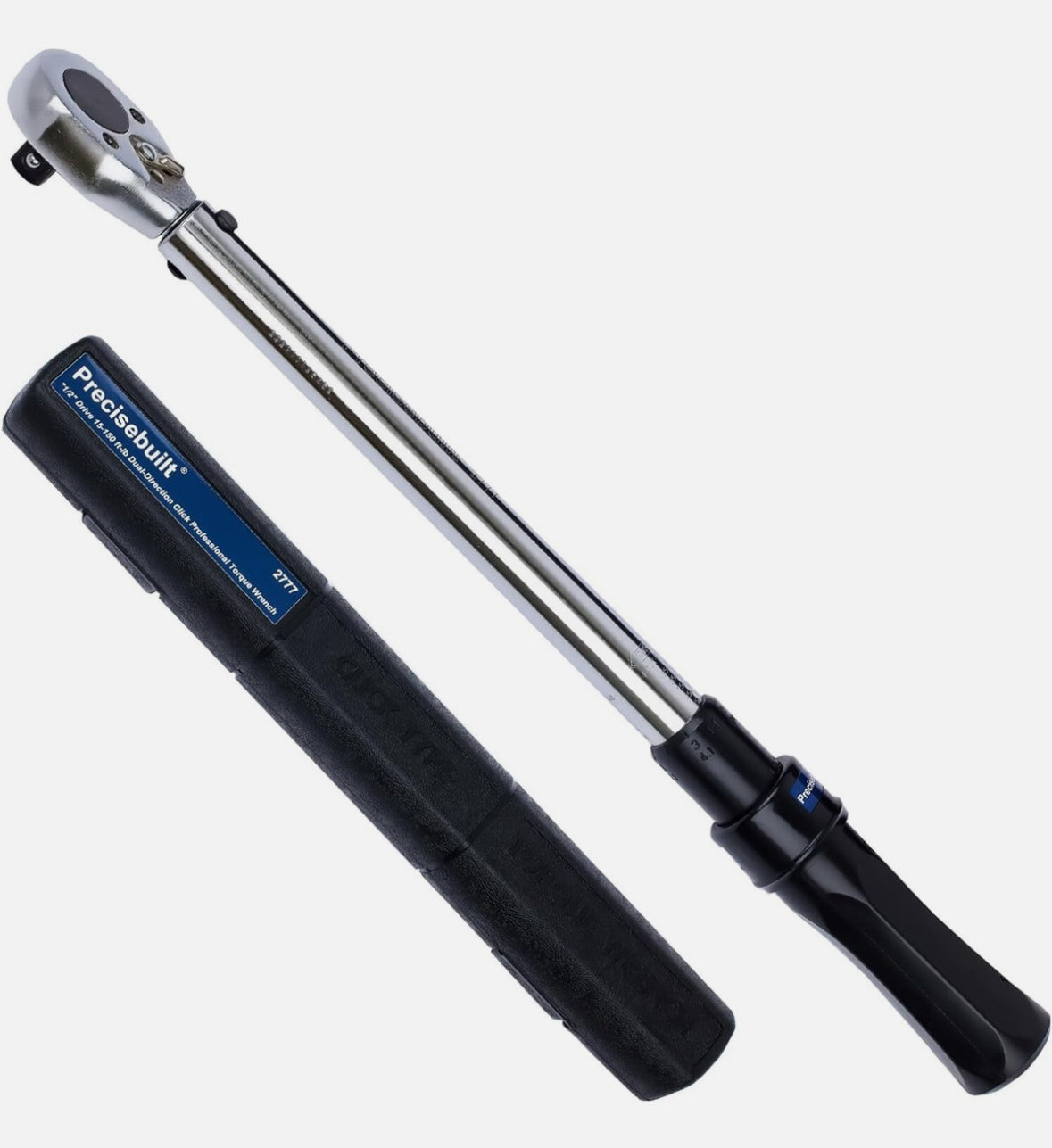 Precisebuilt 1/2" Drive 15150 Ftlb 30.5-214 Nm Dual direction Click Professional Torque Wrench-New!