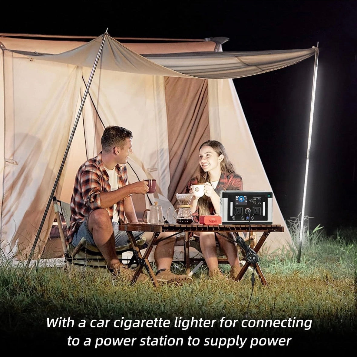 (4 PACK) 12V Magnetic Mount LED Light/ Weatherproof Dimmable Camping Lights IP67