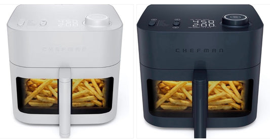 Crispinator Air Fryer 6-in-1 with 8 Qt capacity, 450°F Max Temp with TurboFry