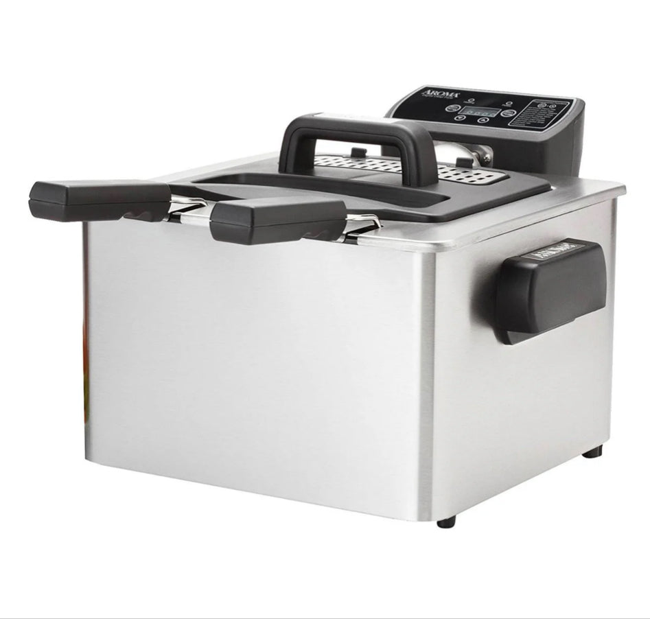 Aroma Smart Fry XL ADF-232 4-Quart Digital Deep Fryer