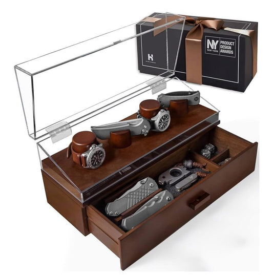 Holme & Hadfield Watch & Pocket Knife Display Case