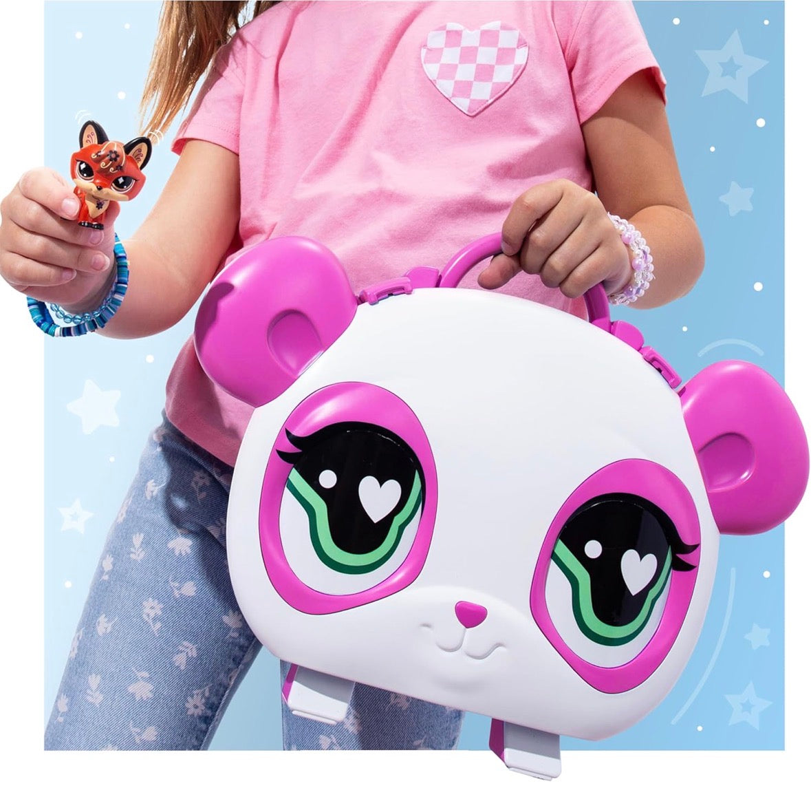Littlest Pet Shop- Collect & Display Collection - Series 4 - Gen 7 Authentic LPS Bobble Head Toy Figure, Collectible Toy Animal, Ages 4+