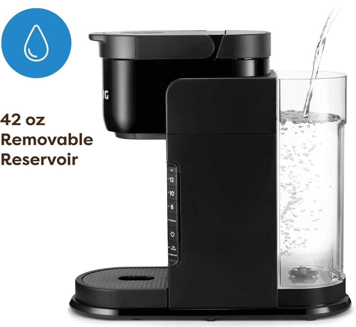 Keurig K-Express Single Serve K-Cup Pod Coffee Maker 3 Brew Sizes 42oz Reservoir