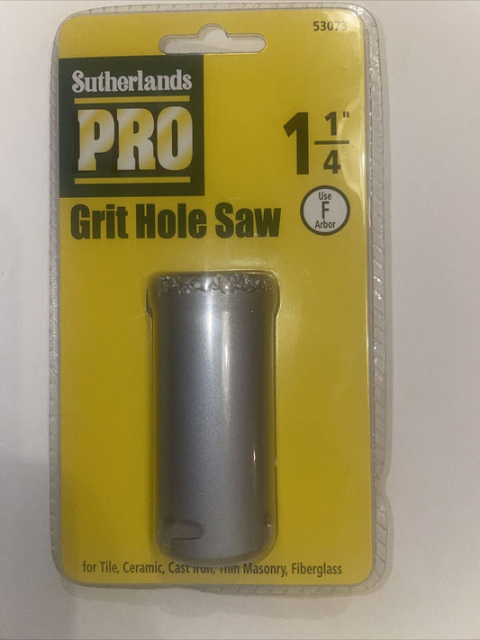 Sutherlands Pro 1 1/4” Grit Holesaw