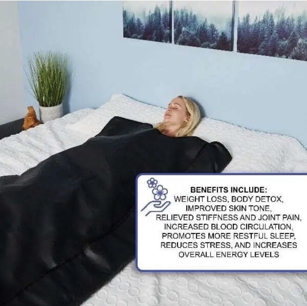 MIRAVIDA Infrared Sauna Blanket (storage bag included)