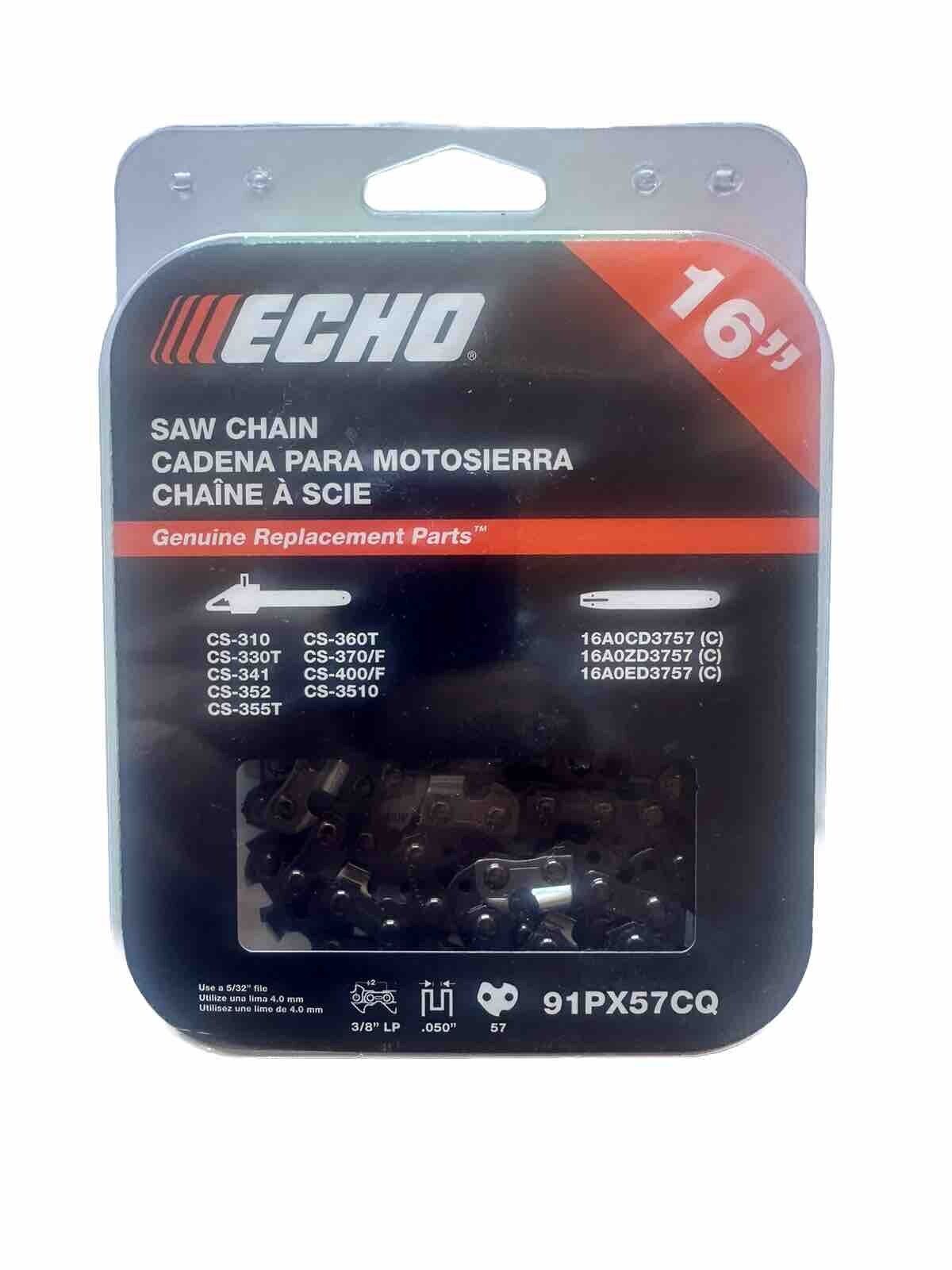 BRAND NEW!!! Echo 91PX57CQ OEM OEM 16" Chain 3/8 .050 57DL
