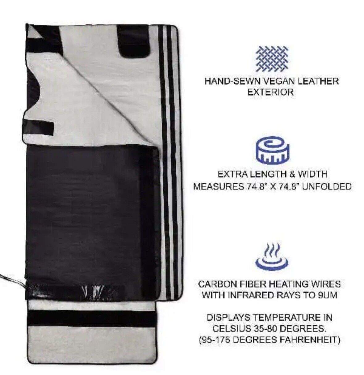 MIRAVIDA Infrared Sauna Blanket (storage bag included)