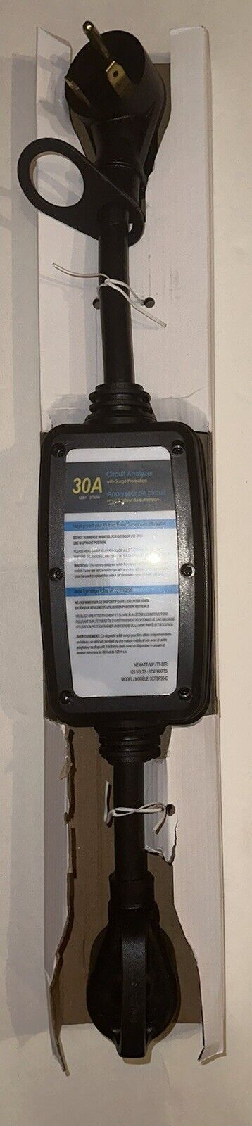 Camper Nation RV Surge Protector 30 Amp AdapterCircuit Analyzer Integrated Surge
