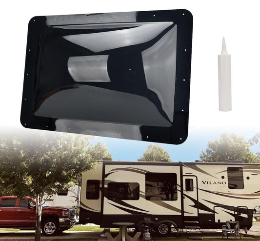 RV Skylight Outer Dome | 14" X 22" Universal Outer Skylight (Smoke)
