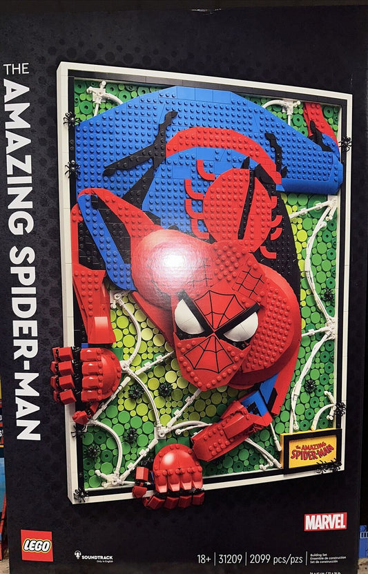 LEGO Art The Amazing Spider-Man Wall 31209