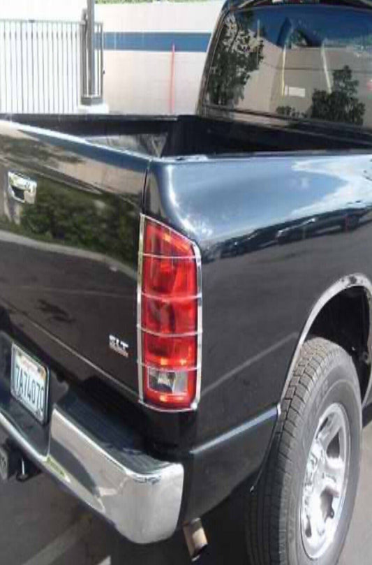 TFP981 Stainless Steel Tail Lights Guard 2002-2005 Dodge RAM 1500/2500