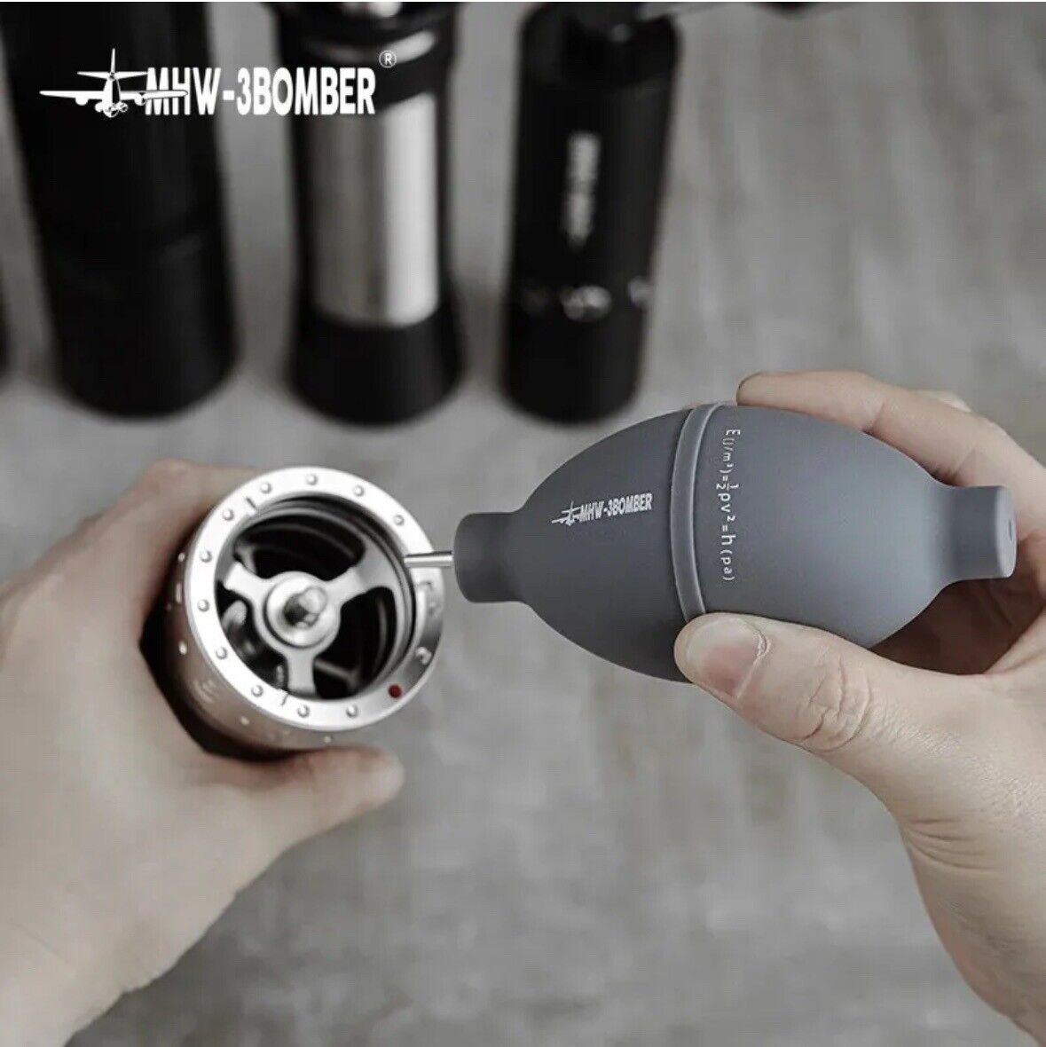 Air Blaster Coffee Grinder Cleaning Tool
