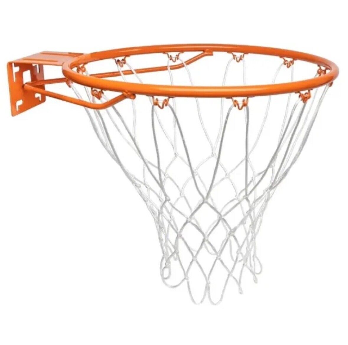 GoSports Universal Regulation 18" Steel Basketball Rim - Choose Fixed, Orange