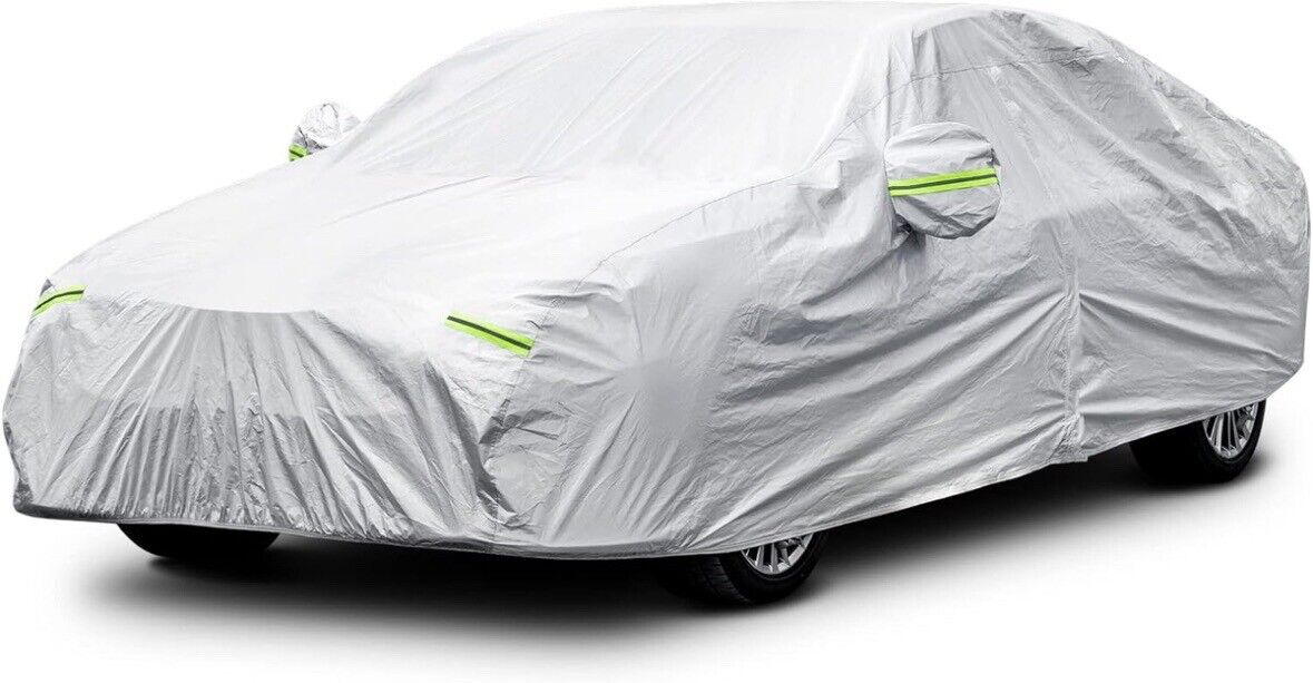 BestekCar Covers for Automobiles All Weather Waterproof 6 Layers, up to 178-inch