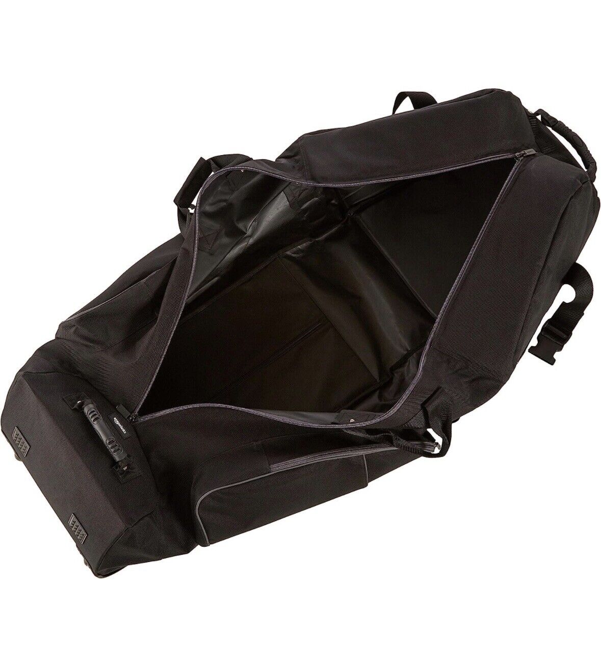 New Amazon Basics  Premium Soft-Sided Foldable Golf Clubs Travel Bag Black Case