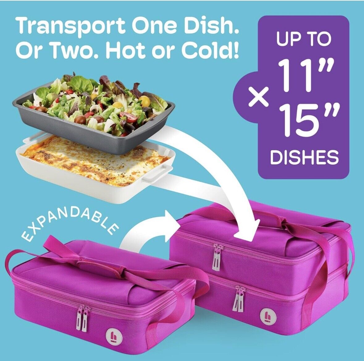 Handle IT Expandable Casserole Carrier