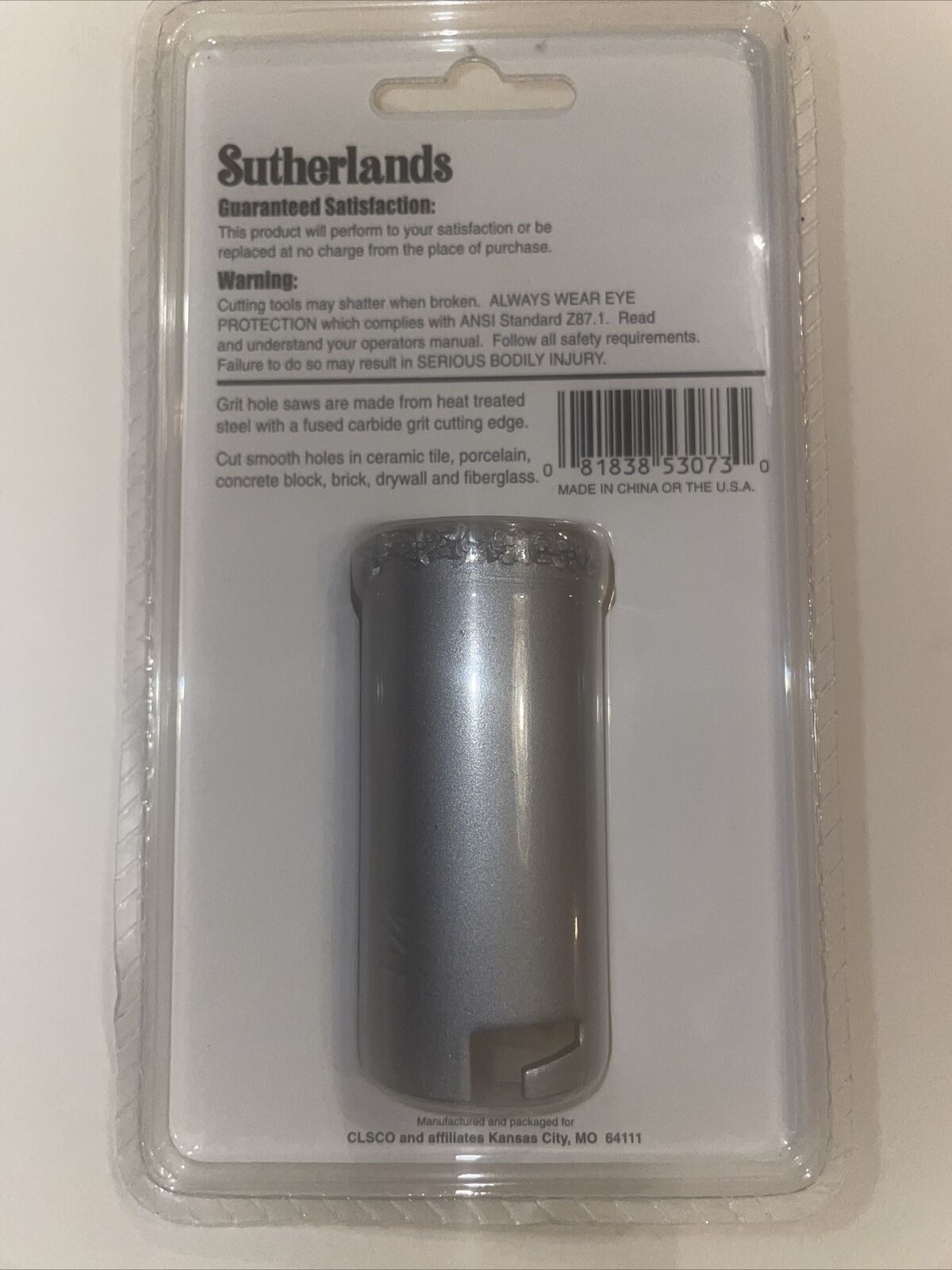 Sutherlands Pro 1 1/4” Grit Holesaw