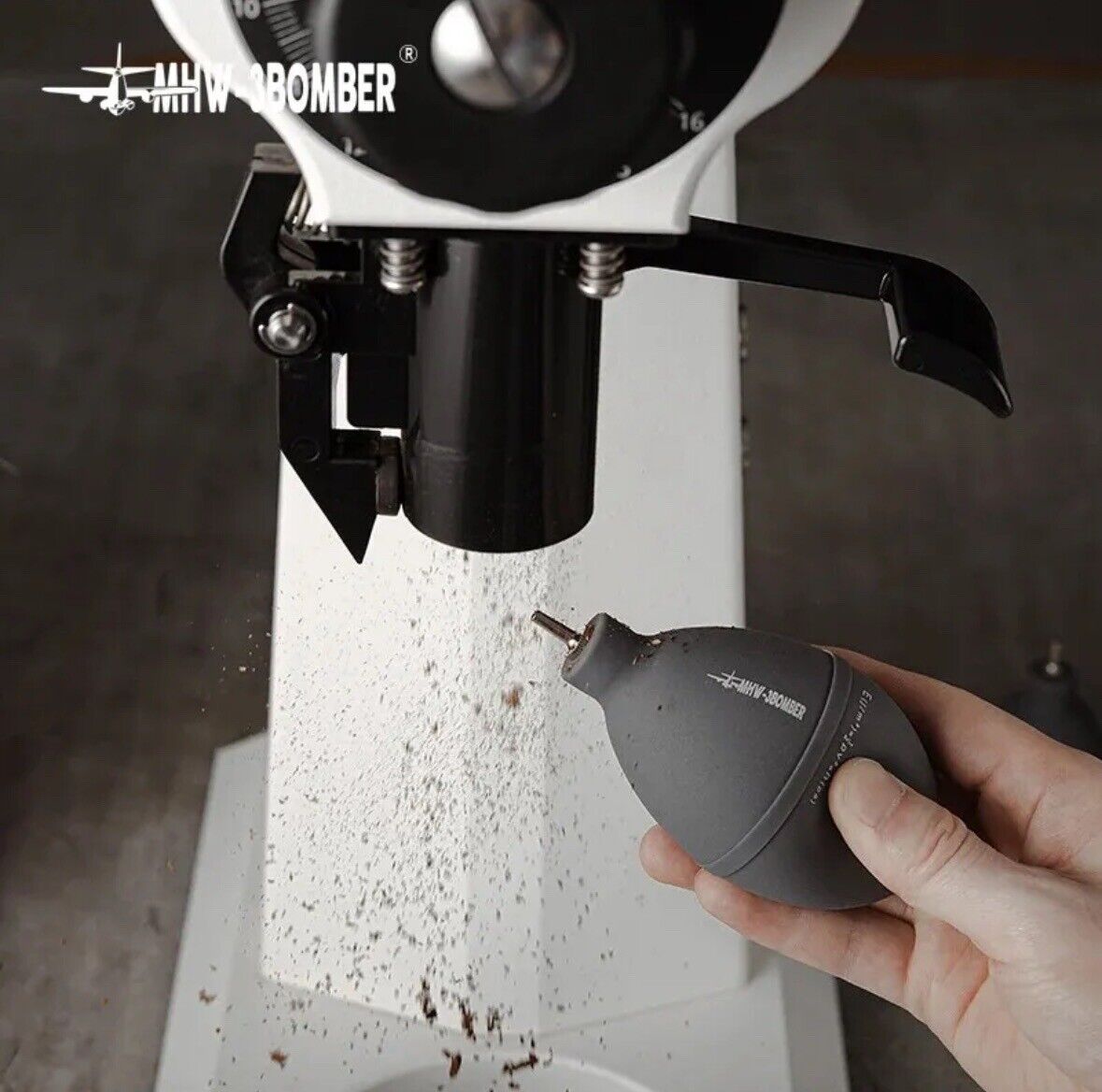 Air Blaster Coffee Grinder Cleaning Tool