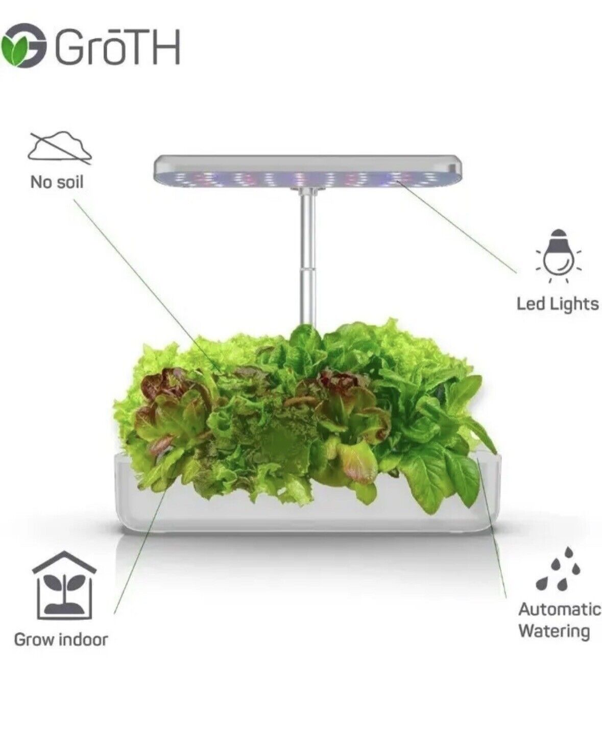 Groth Indoor Garden Hydroponic Growing System