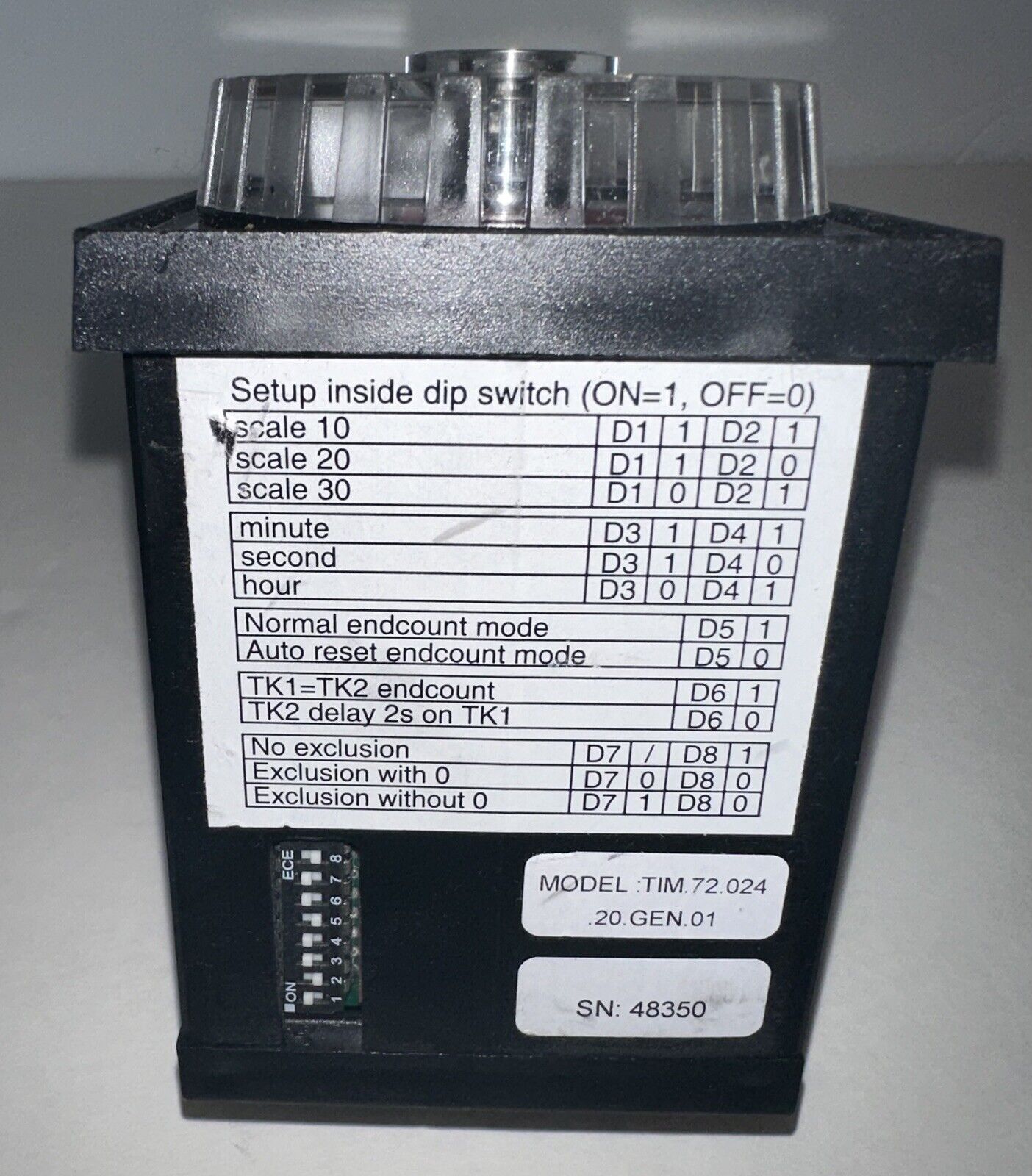 Sitec Spiral Mixer Timer 20 Minute-Brand New