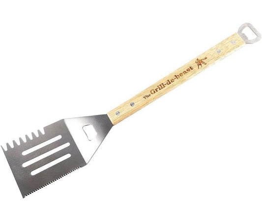 6 in 1 Stainless Steel Grilling Tool Spatula,  Bottle Openers. & Multiple Edges