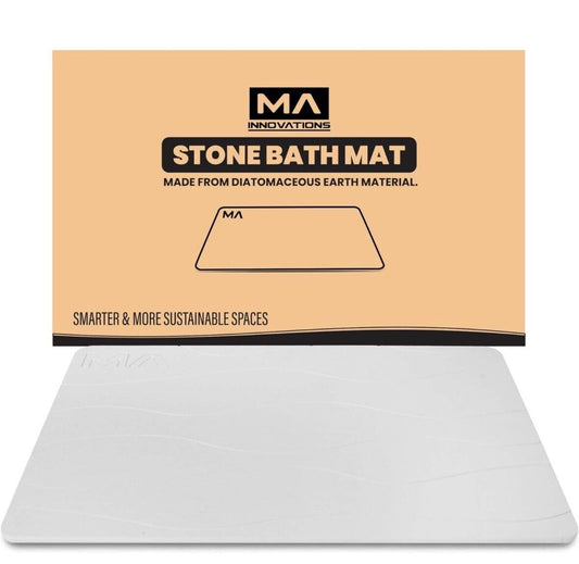 Stone Bath Mat Diatomaceous Earth Shower Mat  Non-Slip Absorbent