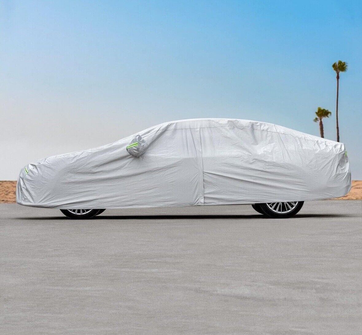BestekCar Covers for Automobiles All Weather Waterproof 6 Layers, up to 178-inch