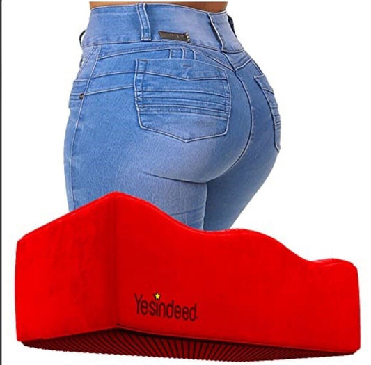YESINDEED The Original Brazilian Butt Lift Pillow, Red-NEW!!