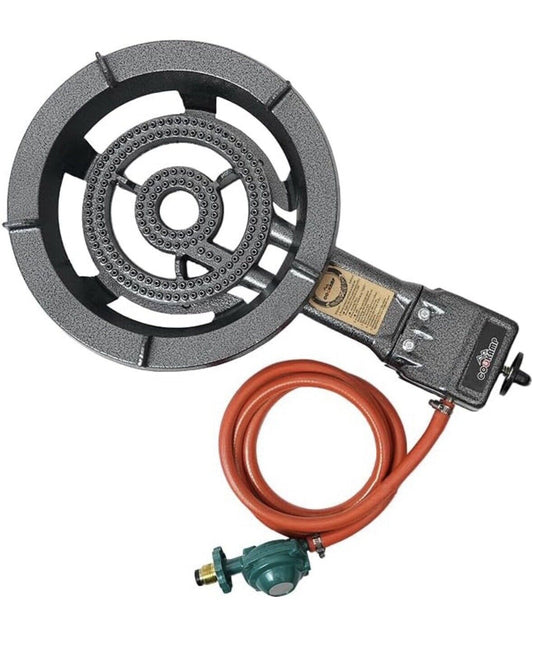 COOKAMP Propane Burner With 28000 BTU, Low Pressure Single Burner SH70-NEW!!